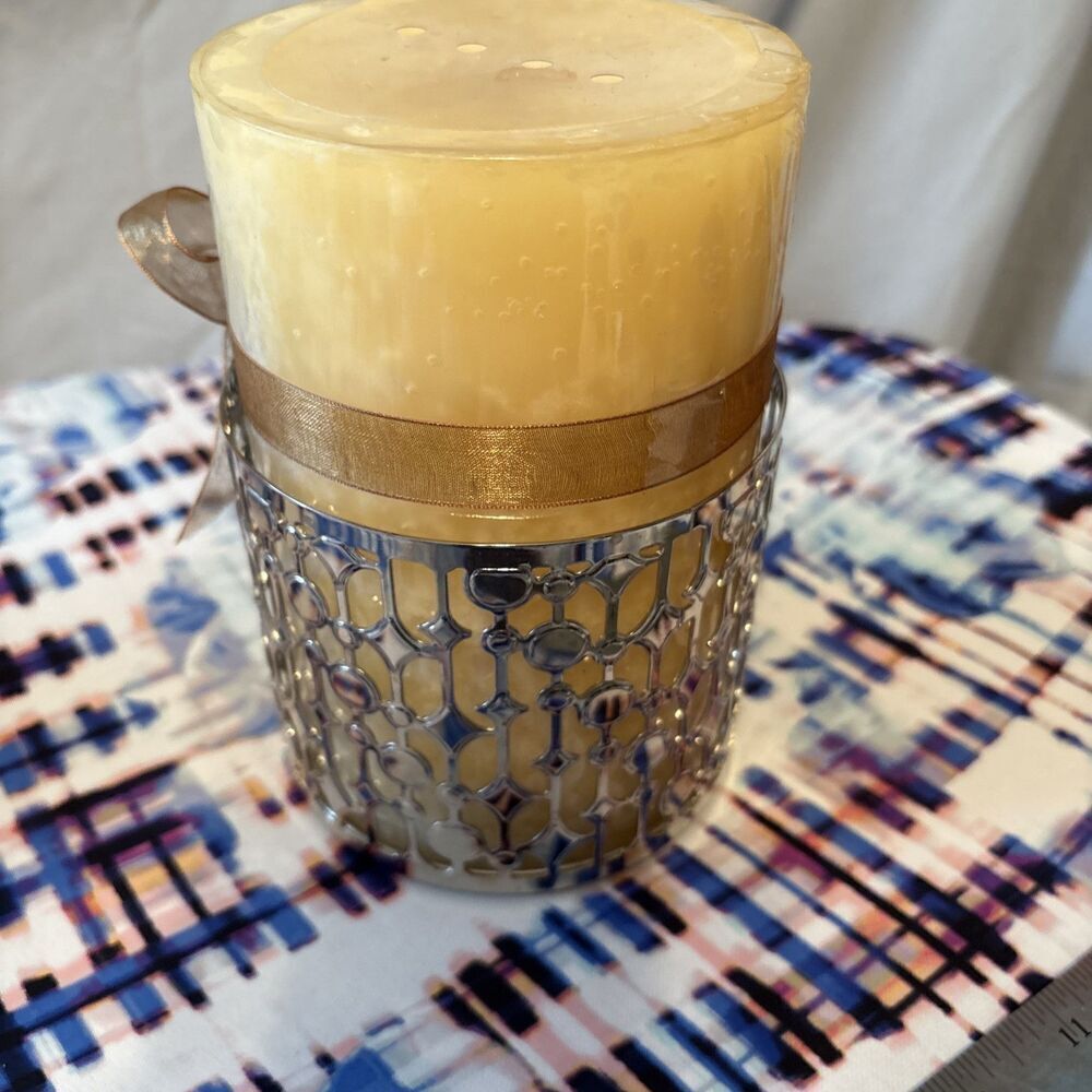 Pier One Glitter Spice Candle With Bed Bath And Beyond Candle Holder - Picture 4 of 11